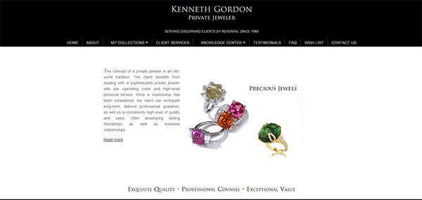 Kenneth Gordon ~ Private Jeweler